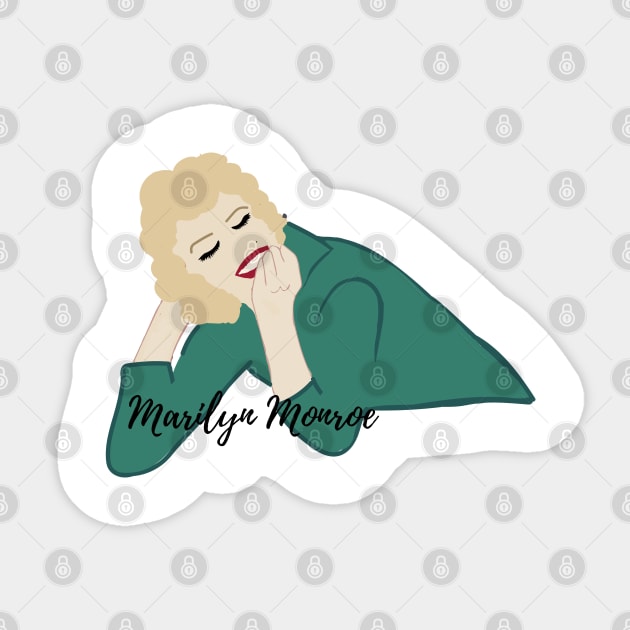 Marilyn Monroe Sticker by Ineffablexx